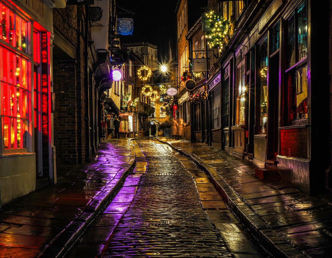 The Shambles at Christmas - York.